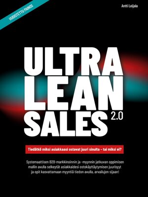 cover image of UltraLeanSales2.0